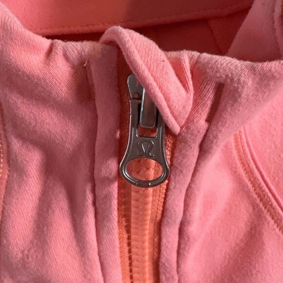 LULULEMON Forme Jacket Pop Orange Size 8 - Picture 5 of 9